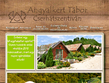 Tablet Screenshot of angyalkert-tabor.hu